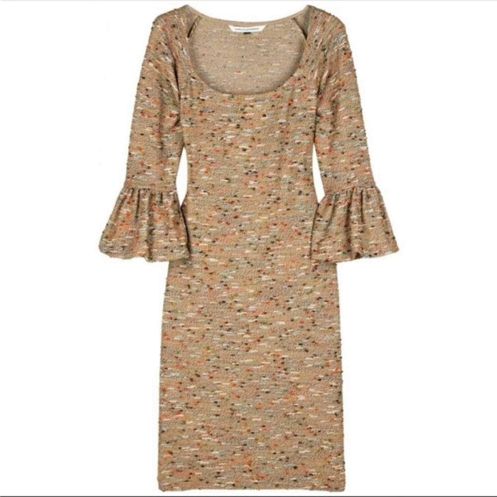 Diane Von Furstenberg tweed mini dress
